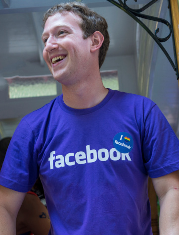 San Francisco - June 30, 2013: Facebook CEO Mark Zuckerberg Marched With 700 Facebook Employees In San Francisco's Gay Pride Parade