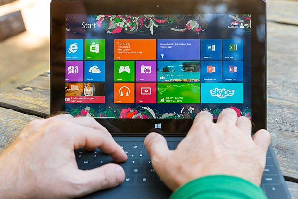 Microsoft Surface Pro stock photo