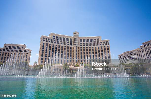 Photo libre de droit de Bellagio Las Vegas banque d'images et plus d'images libres de droit de Casino - Casino, Fontaine d'eau potable, Horizontal