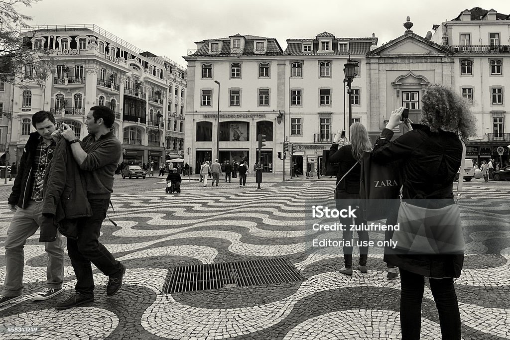 Prendre des photos à Lisbonne - Photo de Baixa libre de droits