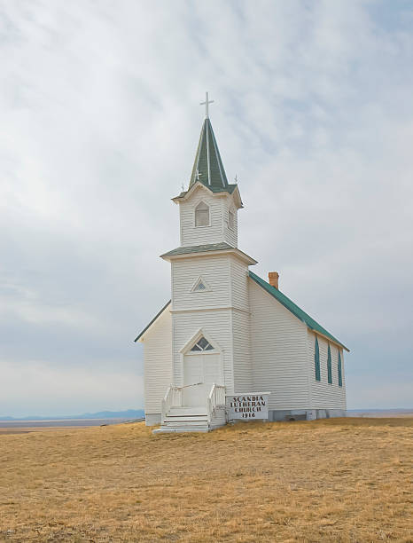 Scandia Lutheran Church, 1916 stock photo