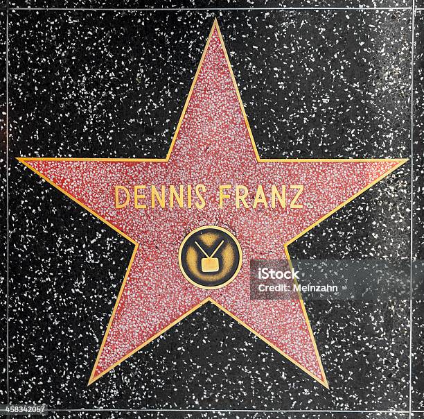 Dennis Franzstern Auf Hollywood Walk Of Fame Stockfoto und mehr Bilder von Arrangieren - Arrangieren, Asphalt, Berühmte Persönlichkeit