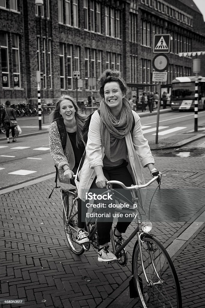 Bicicleta tandem - Foto de stock de Utrecht royalty-free