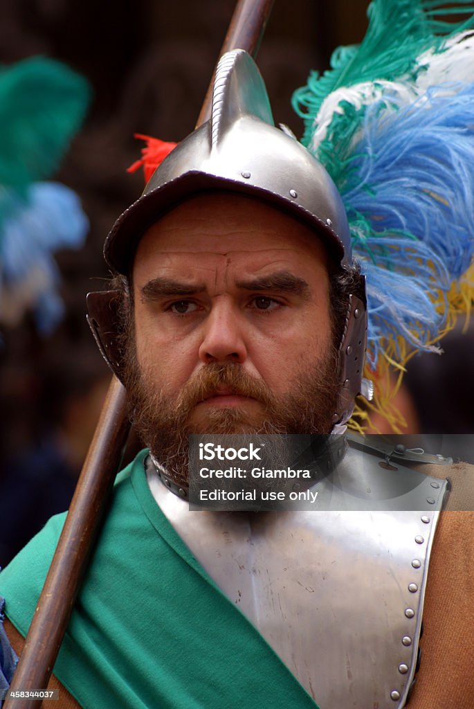 Calcio storico fiorentino - Foto stock royalty-free di Abbigliamento