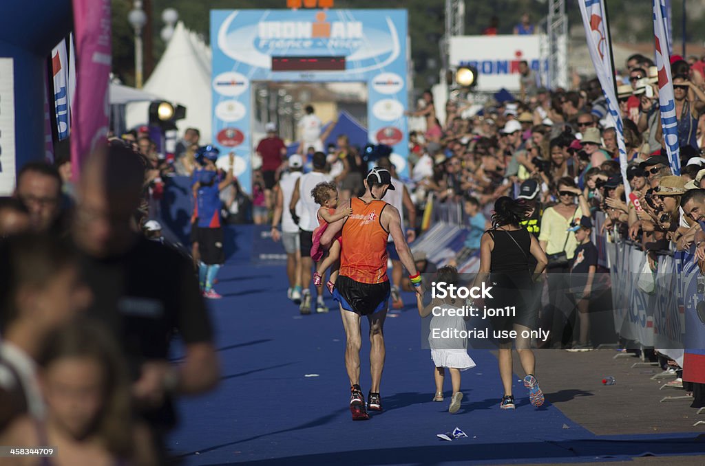 Ironman 2013 edition, em Nice, França - Foto de stock de Triatlo Ironman royalty-free