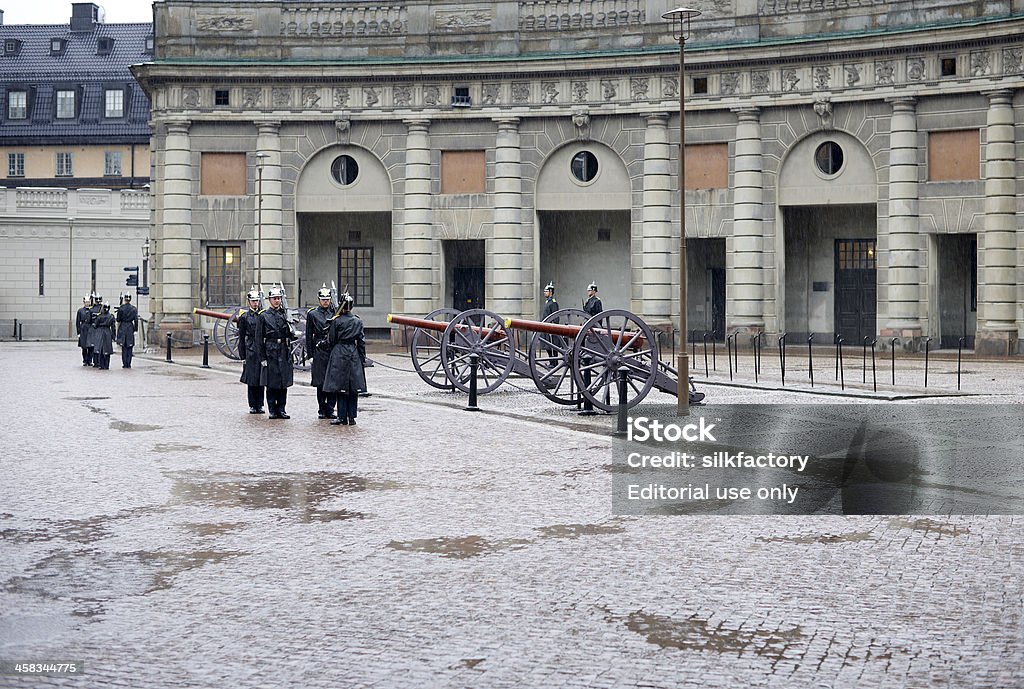 Alteração dos Guardas de palácio real em Estocolmo - Royalty-free Adulto Foto de stock