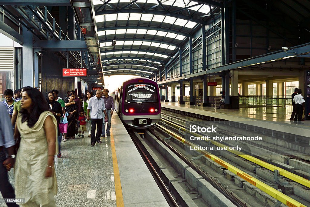 metro-Bahnhof in bangalore - Lizenzfrei Bangalore Stock-Foto