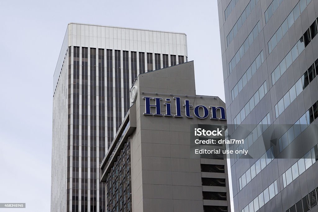 Hotel Hilton Seattle - Foto de stock de Hilton libre de derechos