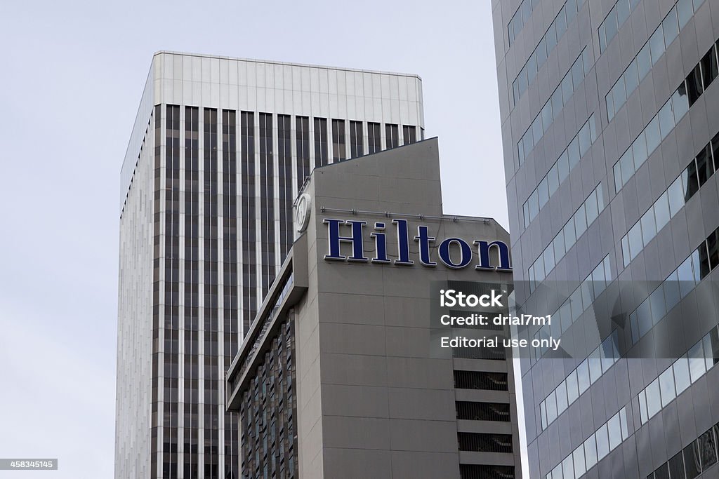 Seattle Hilton Hotel - Foto de stock de Hilton royalty-free