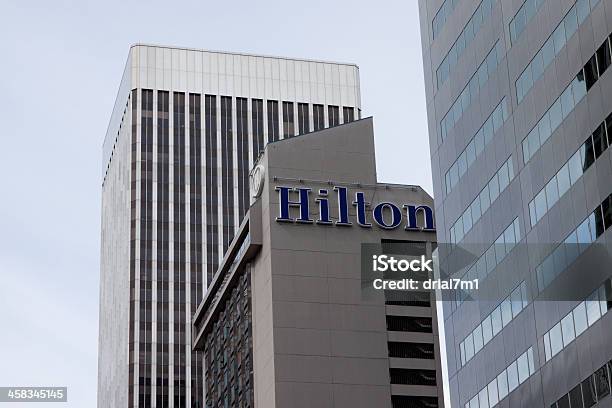 Foto de Seattle Hilton Hotel e mais fotos de stock de Hilton - Hilton, Estado de Washington, Arranha-céu