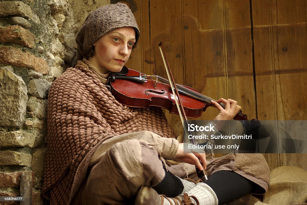 Busker - Foto stock royalty-free di Abbigliamento