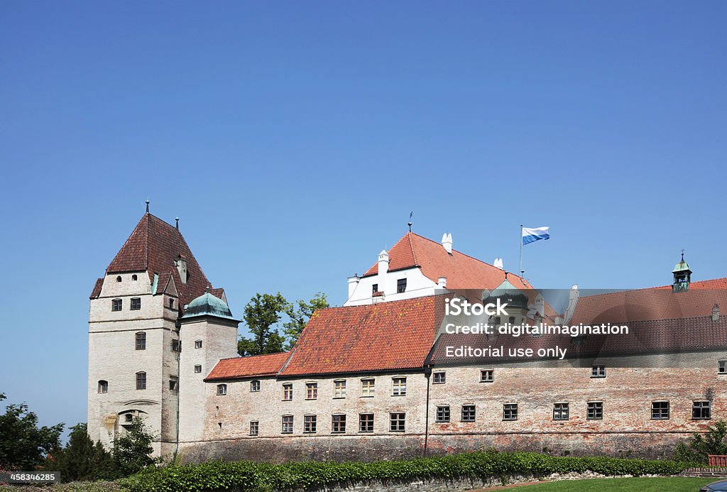 Замок Tausnitz в Landshut, Германия - Стоковые фото Архитектура роялти-фри