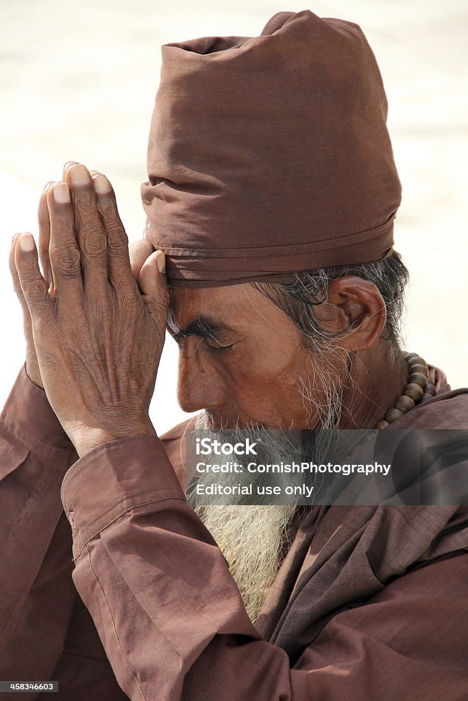 Saint-homme-Myanmar - Photo de Bouddhisme libre de droits