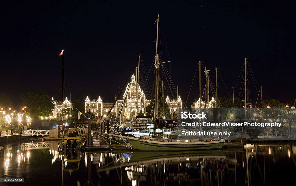 Victoria, Canada, Inner Harbour - Foto stock royalty-free di Acqua