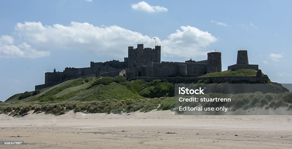 Bamburgh Castle - Lizenzfrei Schloss Bamburgh Stock-Foto