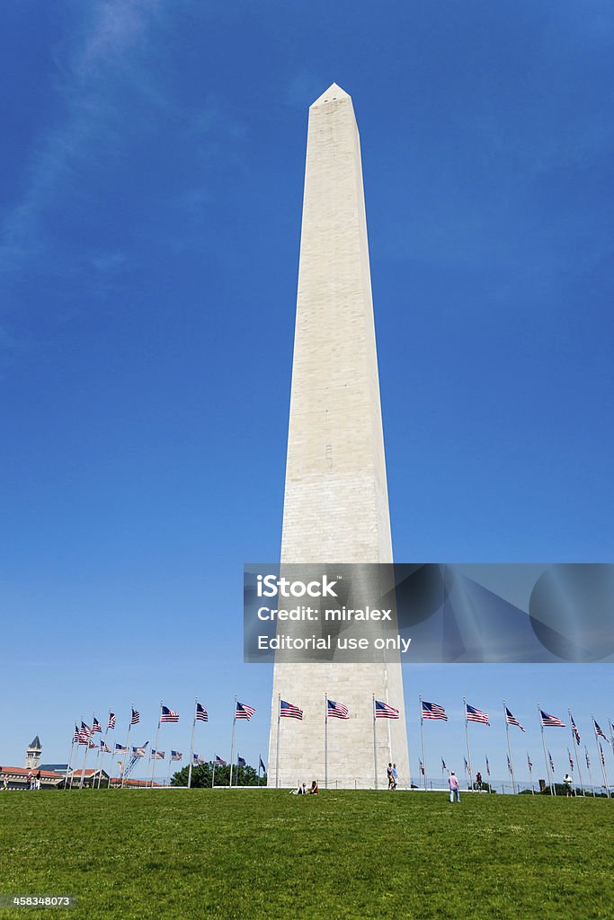 Washington Memorial en la Capital de Estados Unidos. - Foto de stock de Adulto libre de derechos