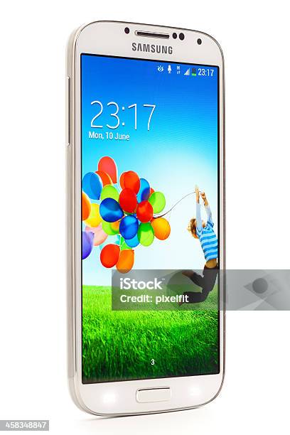 Foto de Samsung Galaxy S4 e mais fotos de stock de Android - Marca comercial - Android - Marca comercial, Agenda Eletrônica, Aplicação móvel