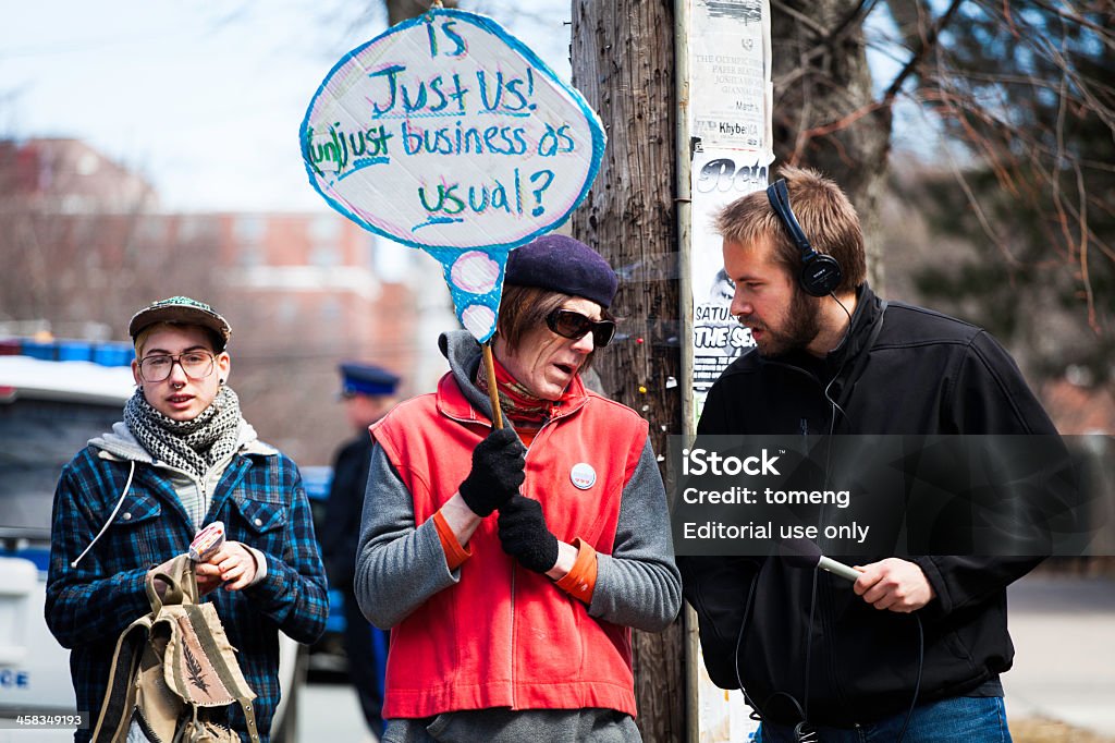 Nur wir Kaffee Protesters - Lizenzfrei Aktivist Stock-Foto