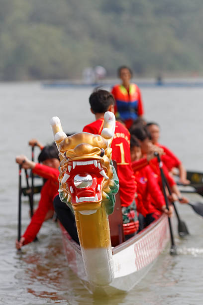 2013 Foshan International Dragon Boat Races stock photo