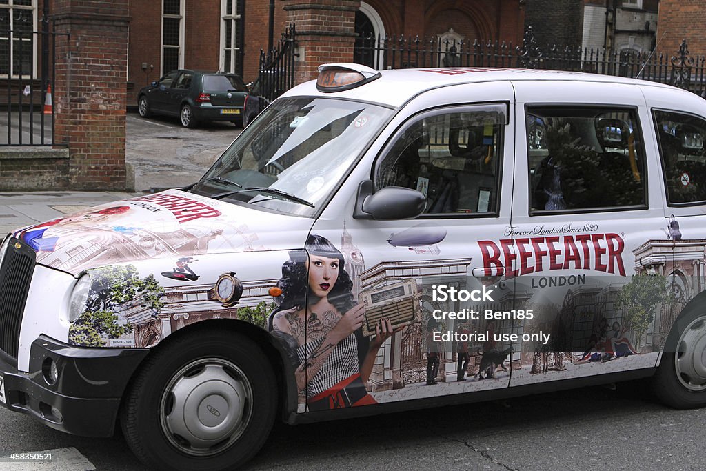 London Taxi - Foto de stock de Carro royalty-free