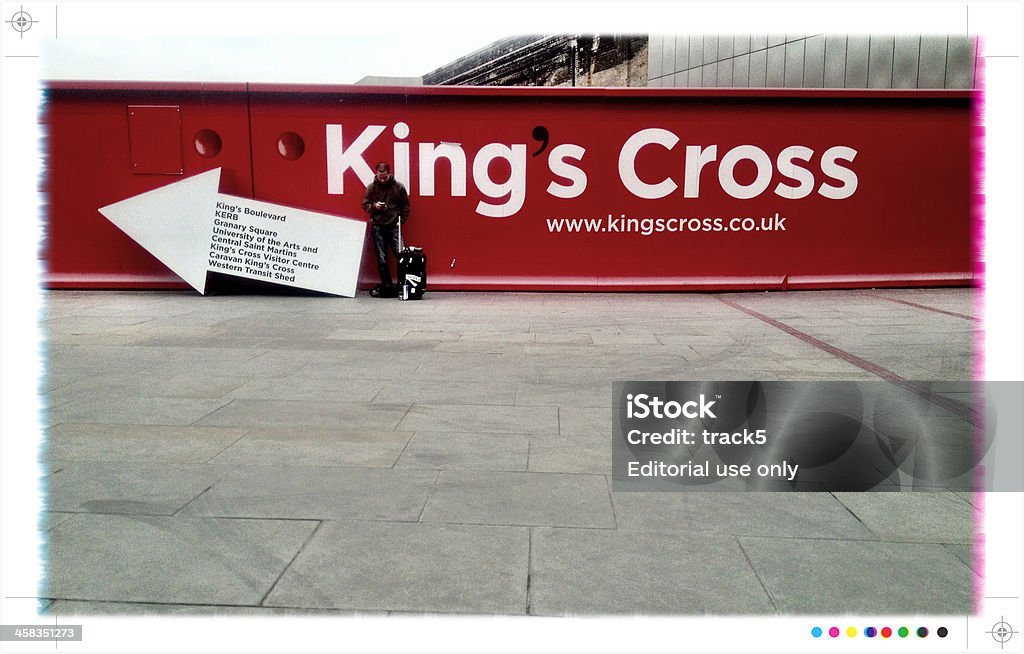 La gare de King s Cross - Photo de Adulte libre de droits