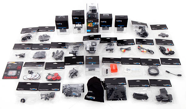 gopro ligne de produit - mountable photos et images de collection