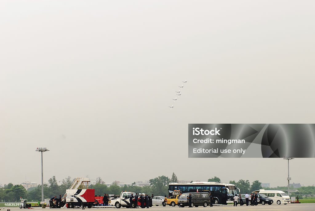 미 공군 소속 공예비행단 (미국 공군 - 로열티 프리 Airshow 스톡 사진