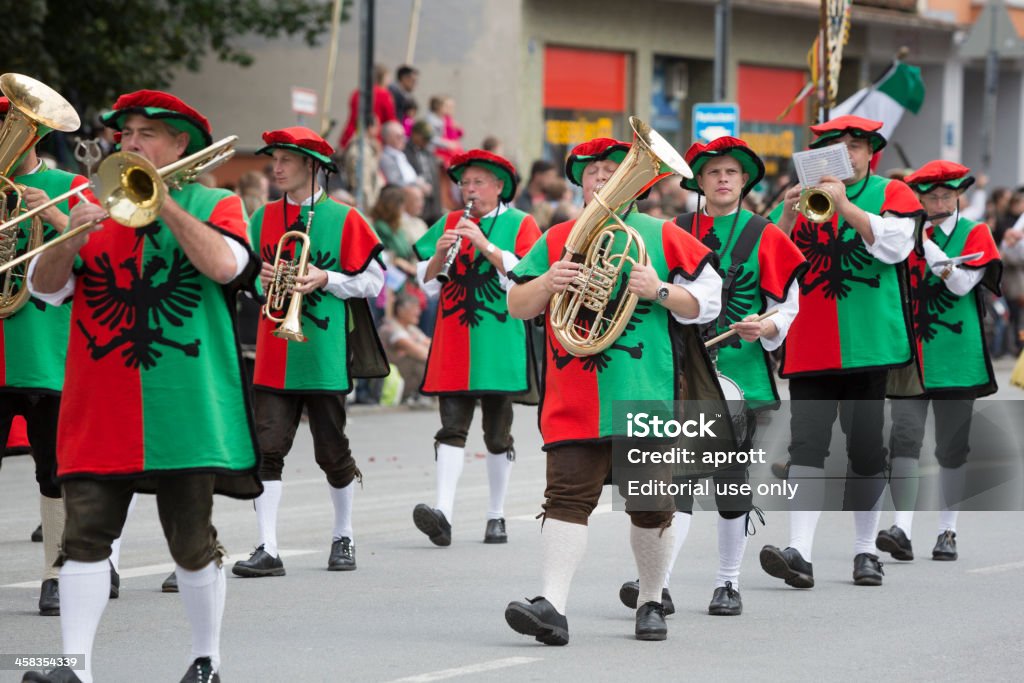 Oktoberfest Monachium-Parada przybycia Namiot mecenasów"" - Zbiór zdjęć royalty-free (Bez ludzi)