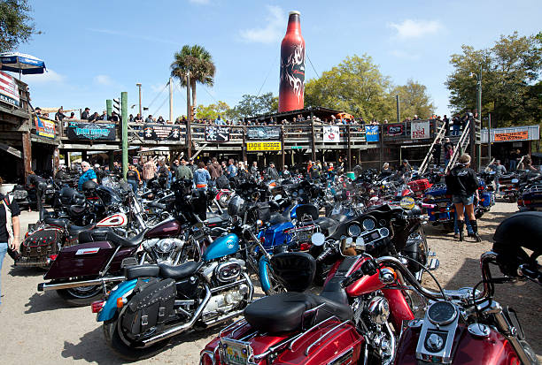 Daytona Beach Bike Week - Motorcycle Rally stock photo