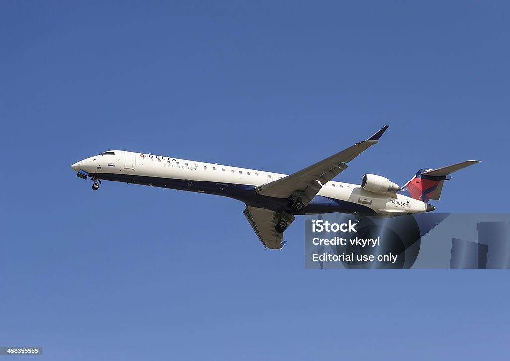 Delta companhias de aviação - Royalty-free Aeroporto Foto de stock