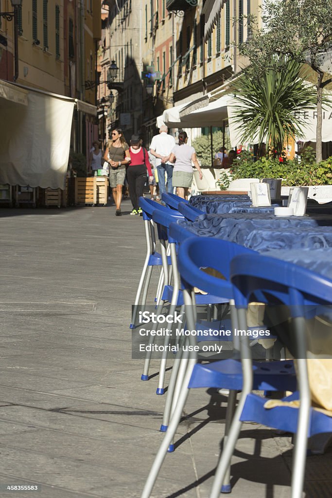 Santa Margherita Ligure, na Ligúria, Itália - Foto de stock de Azul royalty-free