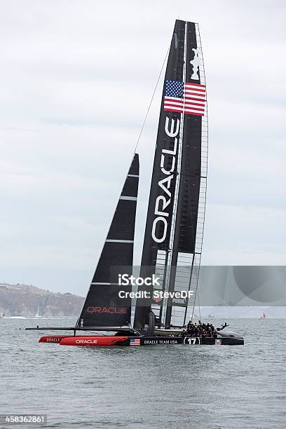 Team Oracle 72 Fuß Americas Cup Katamaranouttraining Stockfoto und mehr Bilder von Modern