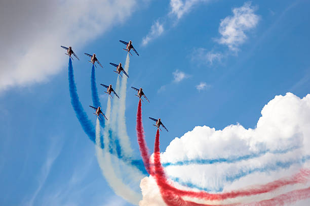 armee de l'air французский air force дисплей команда riat 2010 г. - airshow стоковые фото и изображения