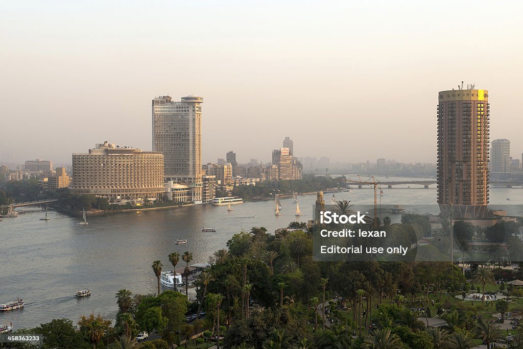 Sunset view of Cairo city Cairo, Egypt - May 7, 2013: Sunset view of Cairo city, Egypt. Cairo - the capital of Egypt and the largest city in the Arab world and Africa. Africa Stock Photo