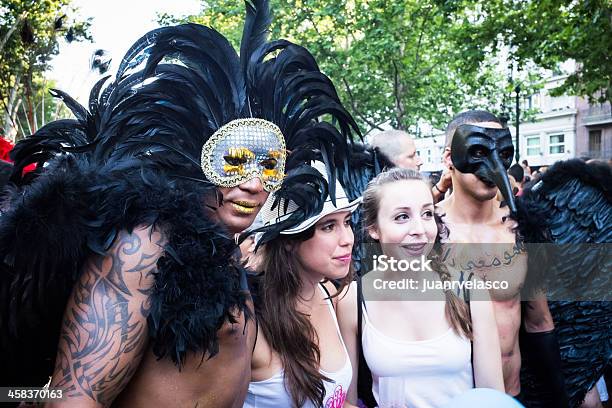 People Participating At The Gay Pride Parade In Madrid Stock Photo - Download Image Now