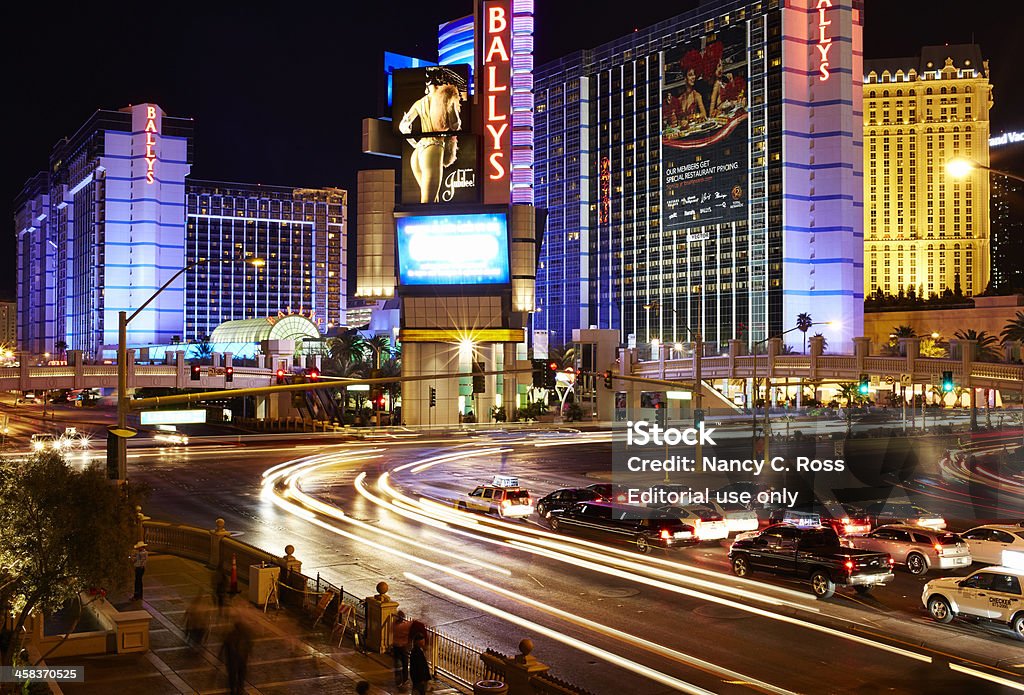 Las Vegas Boulevard 、Flamingo Road ,泊 - アクションショットのロイヤリティフリーストックフォト