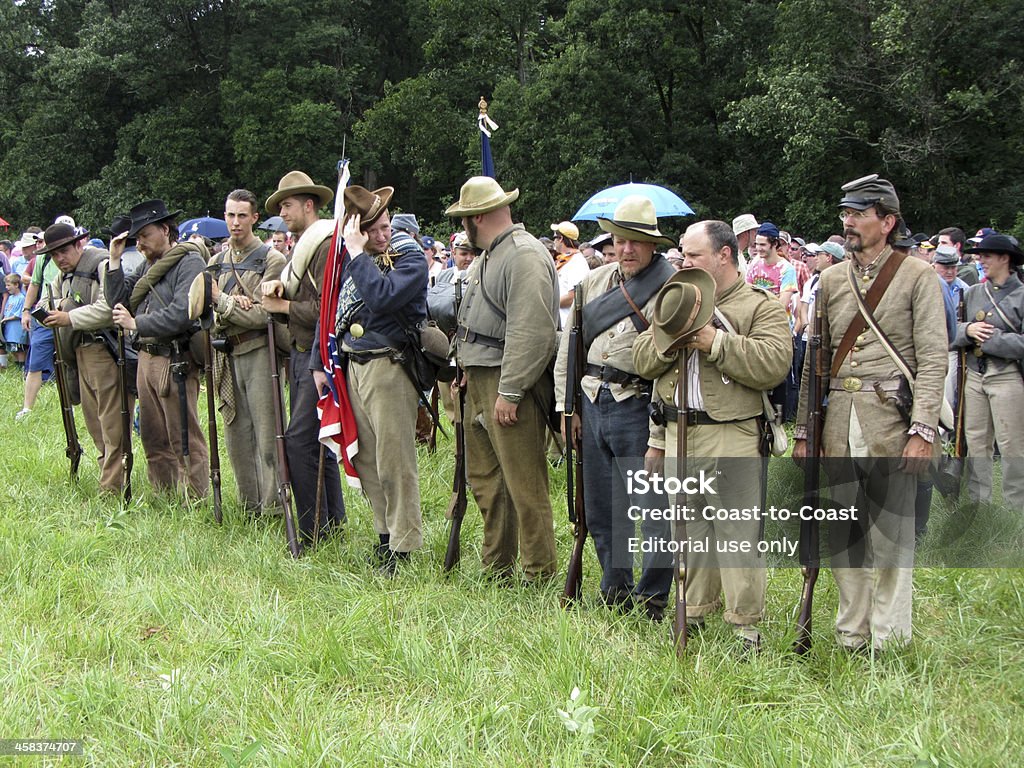 Soldados de la Confederación - Foto de stock de Acontecimiento libre de derechos