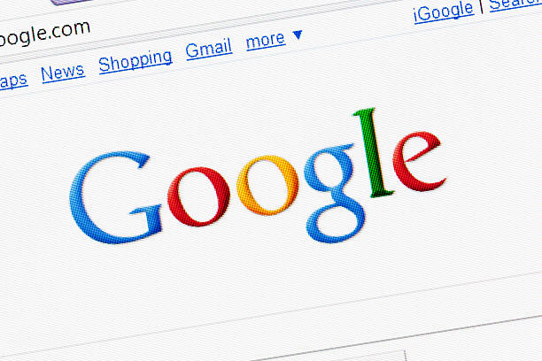 google page de recherche de l'internet - google searching internet e commerce photos et images de collection