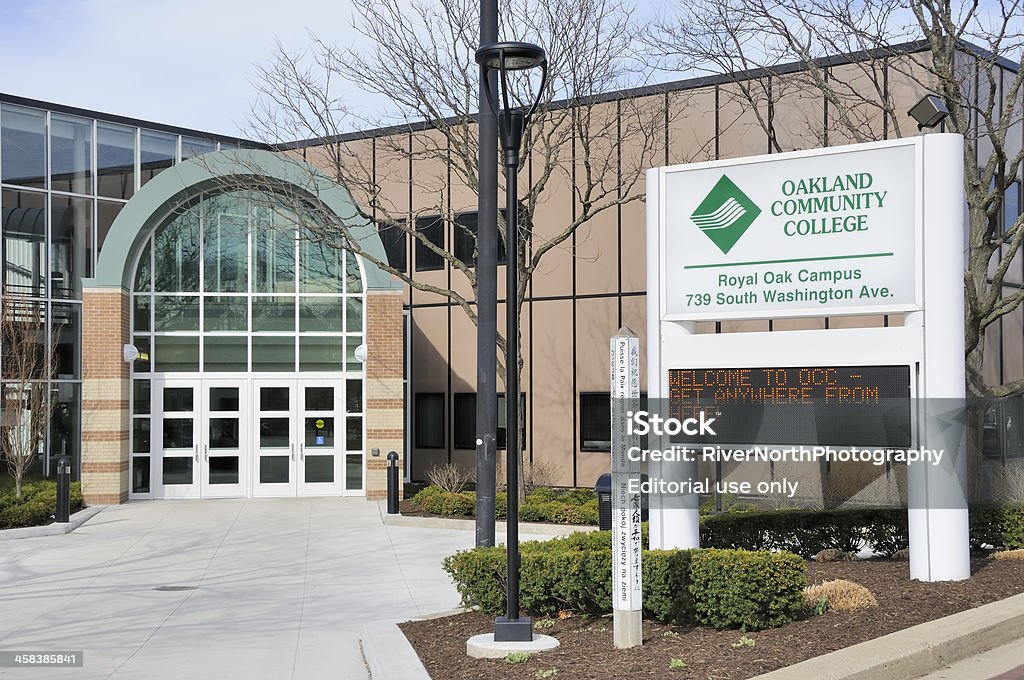 Oakland Community College Royal Oak Campus Stock Photo Download Image