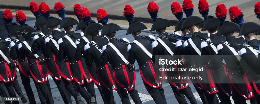 Evento Italia 150 nella riga - Foto stock royalty-free di Carabinieri