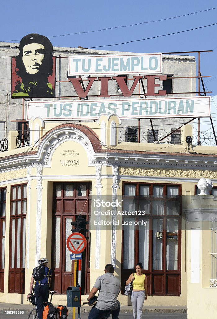 Che Guevara, póster en Cienfuegos - Foto de stock de Aire libre libre de derechos