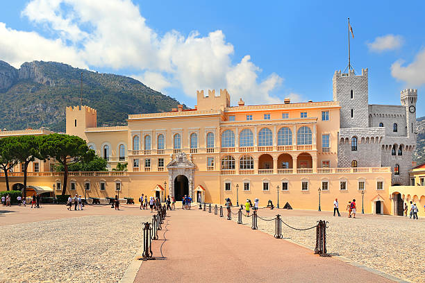 Prince's Palace of Monaco. stock photo