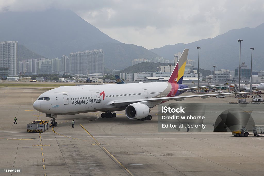 Asiana Airlines Boeing 777-200ER - Lizenzfrei Asiana Airlines Stock-Foto