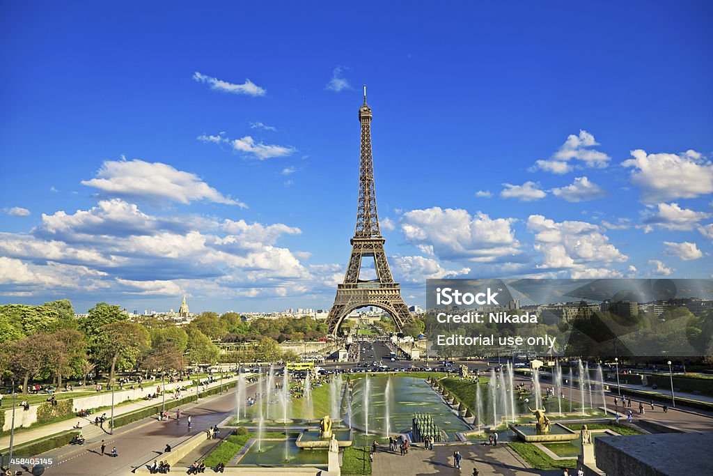 Torre Eiffel en París - Foto de stock de Acero libre de derechos