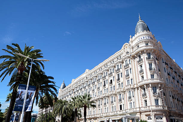 Carlton International Hotel, Cannes stock photo