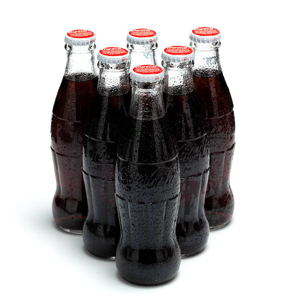Coca Cola Bottles stock photo
