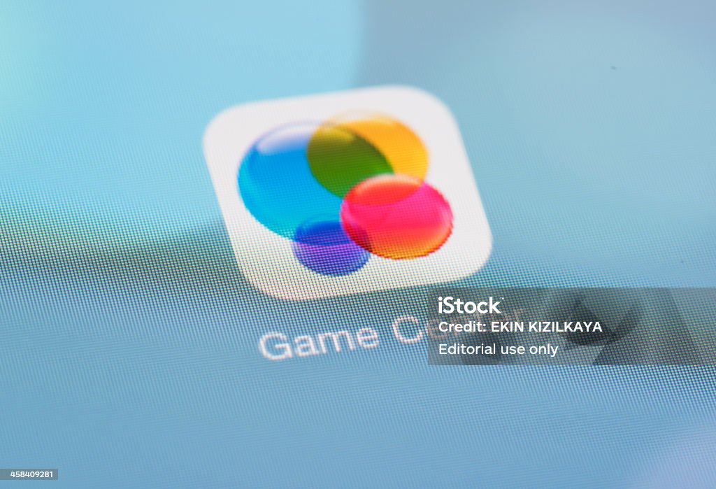 Novo jogo Center aplicação para ios 7 - Royalty-free Aplicação móvel Foto de stock