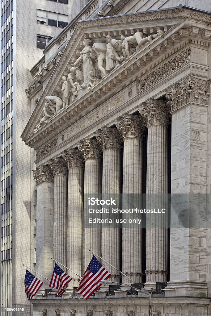 Нью-Йоркская фондовая биржа - Стоковые фото Нью-Йоркская фондовая биржа роялти-фри