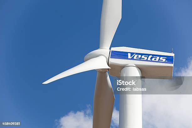 Windkraftanlage Von Dänische Unternehmen Vestas Stockfoto und mehr Bilder von Blau - Blau, Editorial, Elektrischer Generator