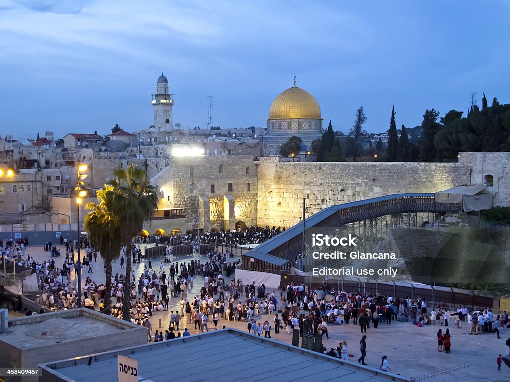 Праздника Песах на западной стене - Стоковые фото Иерусалим роялти-фри